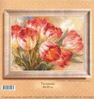 Cầu vồng thêu Quảng trường chính hãng DMC cross stitch từ phù hợp với mảnh Alisa 2-29 hoa tulip - Bộ dụng cụ thêu tranh thêu phật thích ca