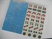 Bản gốc chính hãng Quebec Mahjong thương hiệu Đài Loan phiên bản bốn máy hình lục giác sao kim cương dương dây tre từ tính đơn từ tính - Các lớp học Mạt chược / Cờ vua / giáo dục