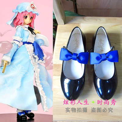 taobao agent ◆ Oriental Yongye Copy/Oriental Project Temple Temple Youyouzi COSPLAY Shoes Bow Bow Small Leather Shoes