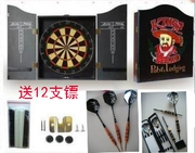 Qiongma cao cấp nhắm mục tiêu ông già đầu hộp gỗ phi tiêu 18 inch mục tiêu đặt pinhole có thể đóng để gửi 12 phi tiêu - Darts / Table football / Giải trí trong nhà