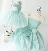 2017 mùa xuân và mùa hè trẻ em mới của wedding dress công chúa váy cô gái trang phục hoa cô gái fluffy dress