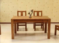 Đồ nội thất gỗ rắn tuyết tùng bàn ăn tình yêu đồ nội thất nhà máy trực tiếp Thành Đô đồ nội thất bảng class gỗ tuyết tùng đồ nội thất bàn học hiện đại
