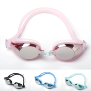 Kính bơi thời trang mạ điện chống nước kính chống sương mù kính nam và nữ thiết bị bơi - Kính đeo mắt kính