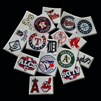 MLB logo team sticker không thấm nước 3 M bóng chày mũ bảo hiểm thiết bị gói sticker trường hợp xe đẩy ruồi chết du lịch máy tính 	găng tay bắt bóng chày