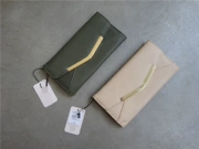 Người phụ nữ Anh túi ly hợp thay đổi giấy chứng nhận màu nude ví kết cấu 20 * 10.5 cm 0.25 kg