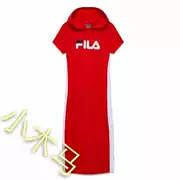 FILA Fila 2018 mới của phụ nữ váy thể thao giản dị đơn giản và thanh lịch trùm đầu ăn mặc F11W838310F