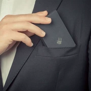 DJIN công nghệ màu đen thiết kế cầm tay wallet hidden tin tiền ví công suất nhỏ lớn thẻ ví bộ
