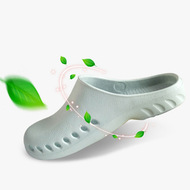 dép bệnh viện Các y tá vào phòng thí nghiệm bổn phận giày việc Baotou giày mềm đáy dép không trượt nam và nữ hoạt động đường hầm phòng giày bảo vệ mùa hè dép ngành y tế