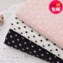 Bông vải vải cotton bong bóng sợi polka dot váy váy áo sơ mi ăn mặc trẻ em mặc quần của nhãn hiệu DIY vải quần tây nam cao cấp