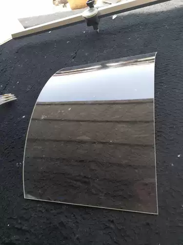 Сплошная стеклянная пластина Borosilicon, индивидуальная обработка горячего изогнутого стекла,