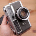 129H Minolta HI-Matic kim loại hướng dẫn sử dụng phim máy 45 2 ống kính phim Rangefinder máy ảnh Máy quay phim