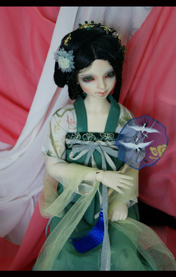 taobao agent [L.R.S] BJD SD10 3 -point girl costume [Green Tobacco Forest You] (Miracle Warm COS Service)