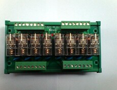 Электронное реле ускорения 欧姆龙继电器模组8路dc24v plc放大板 plc输出放大板比例阀控制器