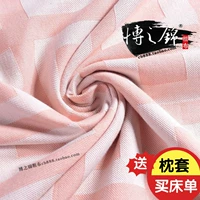 Cũ bông thô bằng vải 100% cotton một mảnh bông hoa ba mảnh đúp dày mùa đông giường 1.5m1.8m - Khăn trải giường thảm giường ngủ