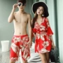 Thời trang bikini 2018 lãng mạn của cặp đôi đồ bơi nữ cảm giác ngực nhỏ che bụng là áo tắm mỏng mùa xuân nóng bỏng của Hàn Quốc - Vài đồ bơi 	đồ đôi maxi đi biển