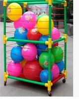 Детская пластиковая стойка для детского сада, система хранения, баскетбольный массажный мяч