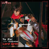 Lord Grim Cosplay The King's Avatar Costume Ye Xiu Uns