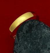 Vòng đeo tay mạ vàng C75 Phụ nữ chất lượng cao bằng đồng thau Vòng đeo tay mạ vàng trơn kéo đẩy vòng đeo tay không gây dị ứng lâu phai
