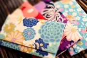 Nhật Bản thực hiện bốn mùa hoa đầy màu sắc ví ví hóa đơn kẹp bông và gió phong cách Nhật Bản 9cm * 19cm
