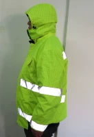 Светоотражающая безопасная антистатическая водонепроницаемая маслостойкая кислотно-щелочная куртка