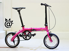 складной велосипед @bike 14寸折叠单速整车组装 任意diy