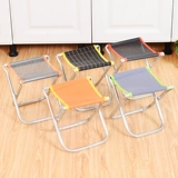 Творческий портативный маза металлический складной стул.
