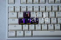 Orange Ke Ce Ceke Механическая клавишная металлическая световая крышка wasd/направление прозрачные световые прозрачные клавиши вишня