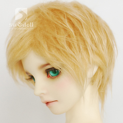 taobao agent BJD wig hair head 86 light brown short hairy head BJD wig 3 points, 6 minutes, 8 points, 12 points, full size