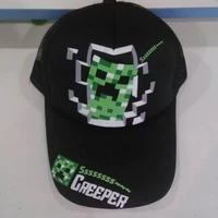 Minecraft creeper thế giới của tôi JJ đổ lỗi cho sợ hãi mũ mũ bóng chày visor hat gậy bóng chày mini