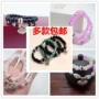 Handmade đá opal tự nhiên pha lê tự nhiên vòng tay trang sức chéo trinh sát hạt hoa vòng tay vòng tỳ hưu vàng