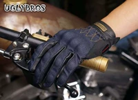uglyBROS-515 mùa xuân và mùa thu Găng tay xe máy Harley cưỡi găng tay chống rơi retro màn hình cảm ứng gió - Xe máy Rider thiết bị đai bảo vệ đầu gối