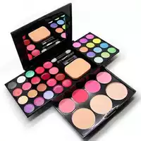 Edith ADS Makeup Box 24 Color Shadow Shadow + 4 Color Blush + 8 Color Lipstick 3 Color Powder Set Set phan ma hong