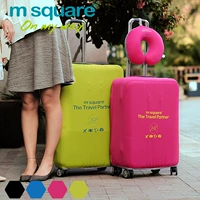 Đàn hồi hộp bìa hành lý bụi che xe đẩy hành lý du lịch bảo vệ bìa 20 24 28 inch dày chịu mài mòn mua vali kéo