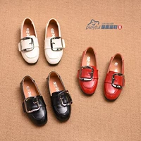 Детская повседневная обувь для кожаной обуви в английском стиле, в корейском стиле, мягкая подошва