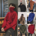 2018 mùa đông màu rắn dày của nam giới cao cổ áo len Hàn Quốc phiên bản của tự trồng ấm áo len giản dị dài tay áo khoác thủy triều Cardigan