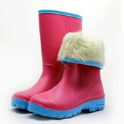 Giày mưa mùa đông ấm áp cho nữ