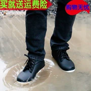 Giày đi mưa nam thấp để giúp trượt cộng với nhung ấm không thấm nước Giày nữ đầu bếp rửa xe đặc biệt