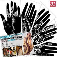 Gốc Henna tay xăm tay Ấn Độ sơn Hannah Henna tattoo body painting bán vĩnh viễn mẫu template hình dán xăm tay