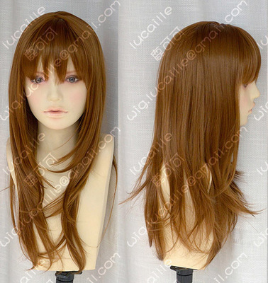 taobao agent Sell like hot cakes!4 color enters!Pure brown ol Qi Liu Hai Wen Wen Mi Roll Z scalp princess Fantasy Girl cos wig