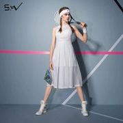 S & W speed chỉ 2018 mới không tay dài váy thể thao giản dị váy tennis gạc vest nữ - Trang phục thể thao