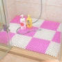 Big feet 30 * 30 nối phòng tắm mat phòng tắm nhà bếp đệm nước mat mat thảm sàn có thể được cắt thảm chống trượt nhà tắm