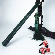 Tự nhiên sojae Xiao nhạc cụ Ngọc xanh ngọc bích, ngọc độc đáo, chín lỗ, ngọc, đá, phụ kiện tai Xiao Yue - Nhạc cụ dân tộc