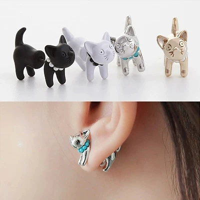 Импорт из Кореи дизайн двухсторонних серег, корейский стиль