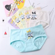 Bán buôn đồ lót nữ kích thước lớn tập tin cotton giữa eo cô gái vải cotton tóm tắt phim hoạt hình đồ lót học sinh