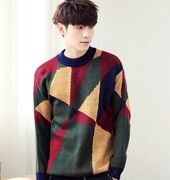 Mùa thu và mùa đông nam giới và phụ nữ Hàn Quốc phiên bản của áo len thanh niên thời trang đan không thường xuyên người đàn ông và phụ nữ áo len những người yêu thích áo len