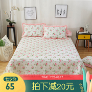 Châu âu chần trải giường ba mảnh mùa hè tăng quilting bởi tatami giường trải giường váy cotton sheets mảnh duy nhất