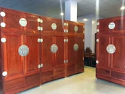 Tianxiang Allure Burmese kệ gỗ hồng kệ kệ tủ trên cùng nội thất gỗ gụ - Bộ đồ nội thất