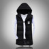 A8 mùa thu và mùa đông mô hình của nam giới dày vest nam trùm đầu Hàn Quốc phiên bản của triều Slim dài xuống áo vest vest Áo vest cotton