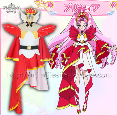 taobao agent High -end original anime ★ Go!Princess Light Beauty Girl Red City Permanent/Crimson Angel COS Server