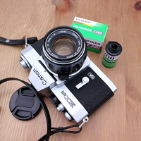 Canon EX AUTO QL của nhãn hiệu cơ khí máy phim SLR máy ảnh 50 1.8 ống kính đặt máy để gửi phim may quay phim